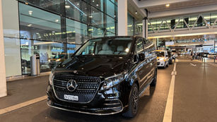 Mercedes V Class at Zurich Airport