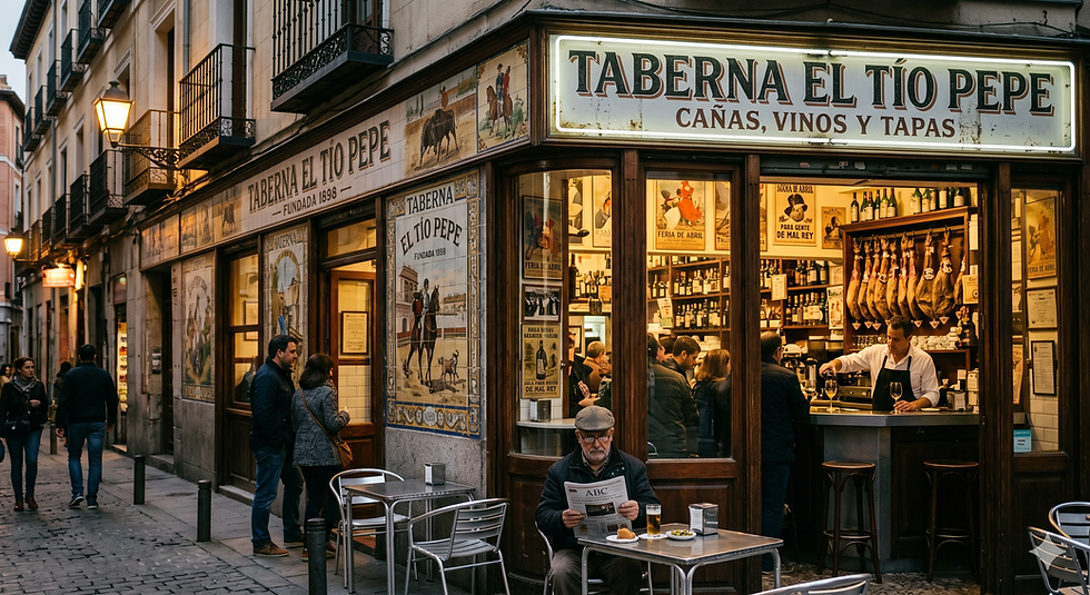 Clonando ciudades: La extinción del bar castizo y la arquitectura de franquicia