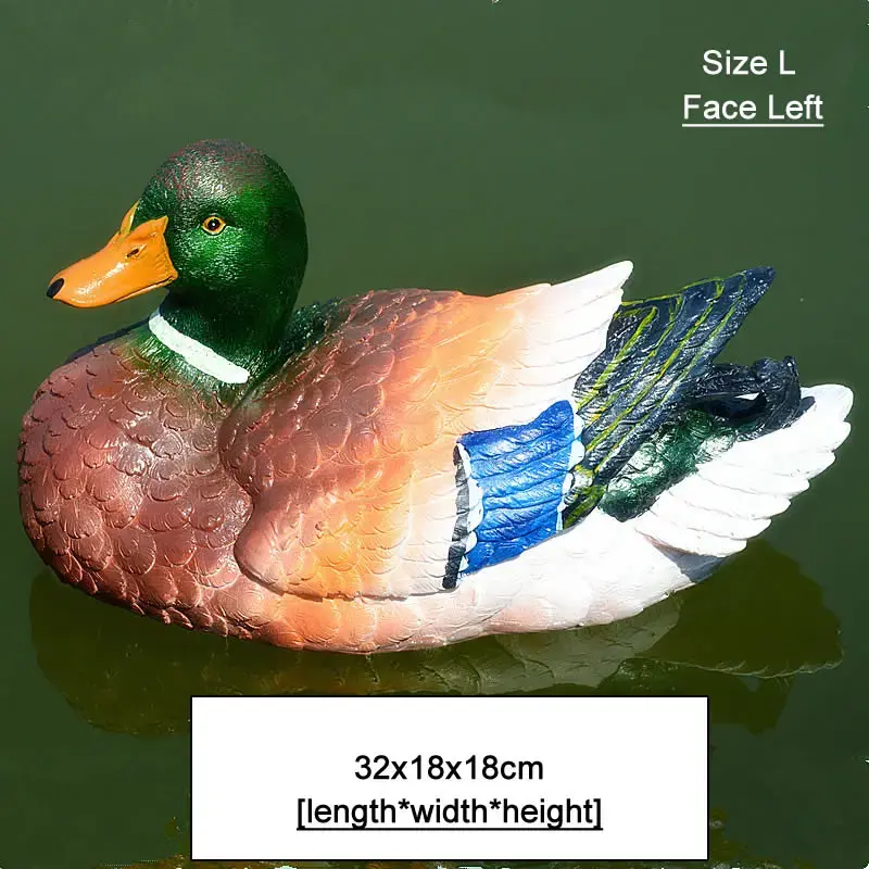 Thumbnail: Cute Resin Floating Duck Statue Outdoor Garden Pond