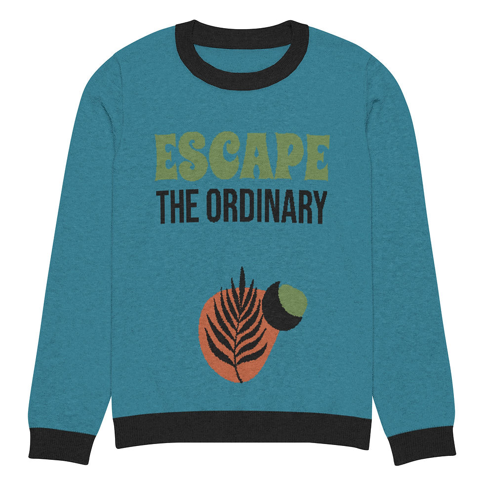 Thumbnail: Knitted crew neck sweater