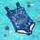 Thumbnail: All-Over Print Kids Swimsuit