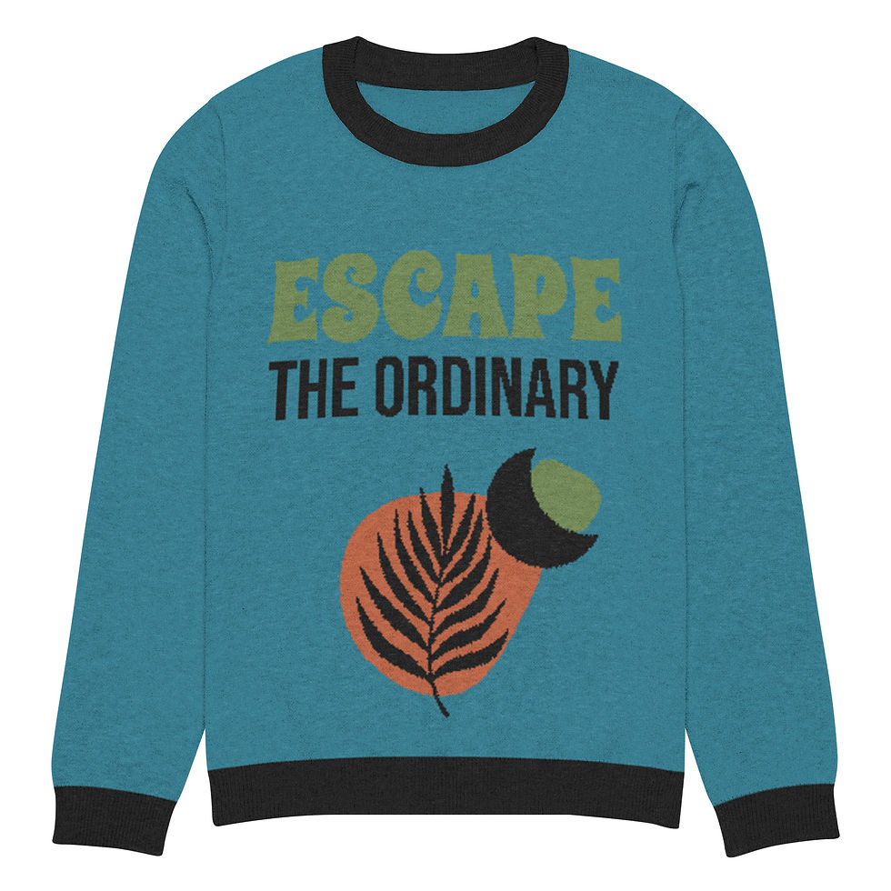 Thumbnail: Knitted crew neck sweater