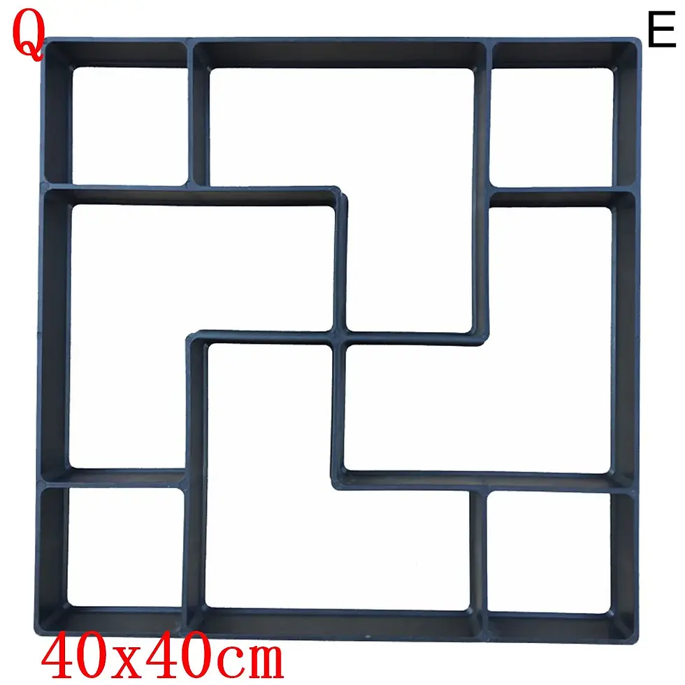 Thumbnail: Path Maker Plastic Molder for Cement Brick Stone Garden Pathway