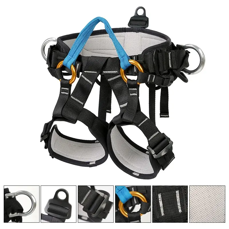 Thumbnail: XINDA Camping Outdoor Hiking Rock Climbing Half Body Waist Support Safety Belt