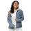 Thumbnail: Unisex denim sherpa jacket