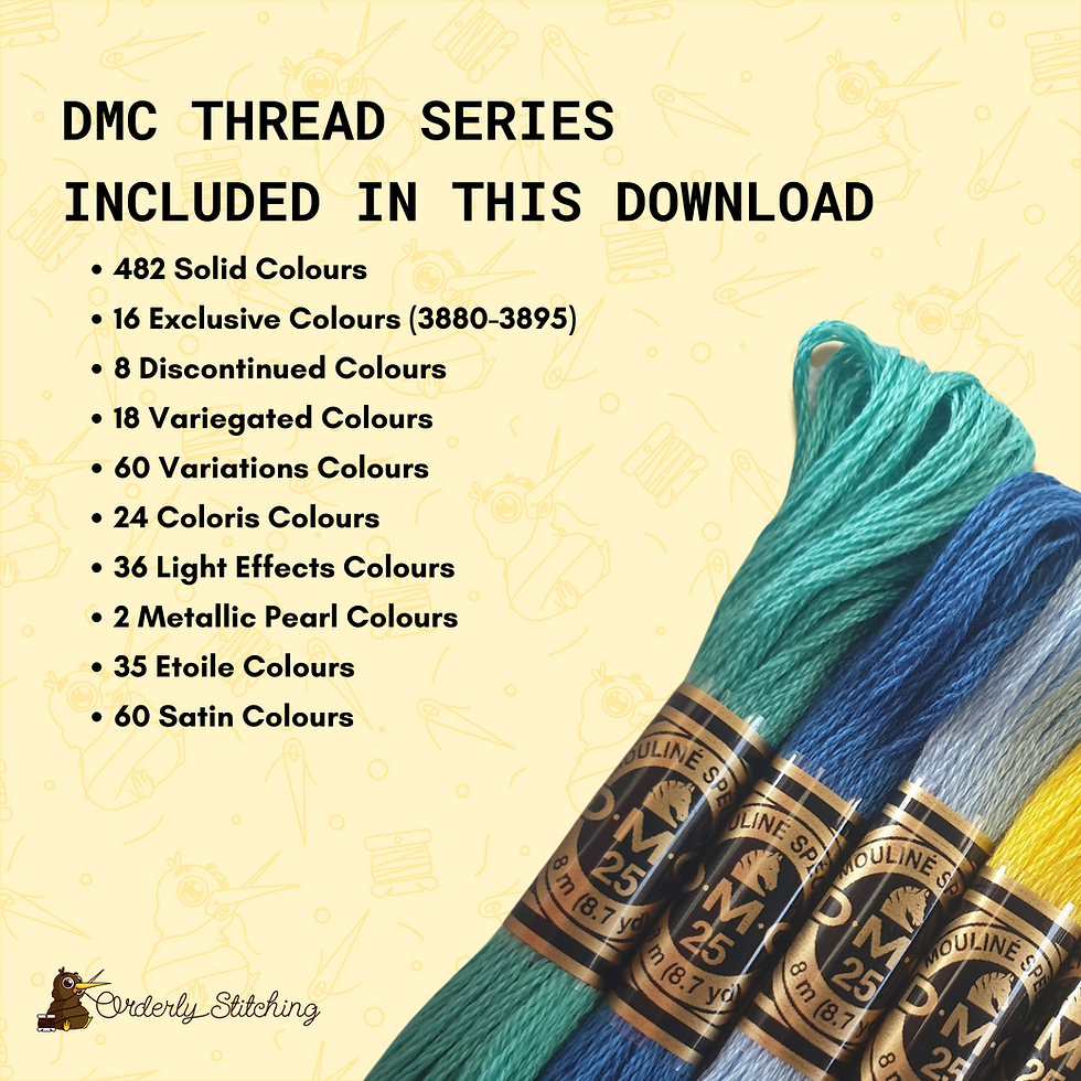 Thumbnail: Thread inventory PDF download designed for your DMC Collection (Full Set)