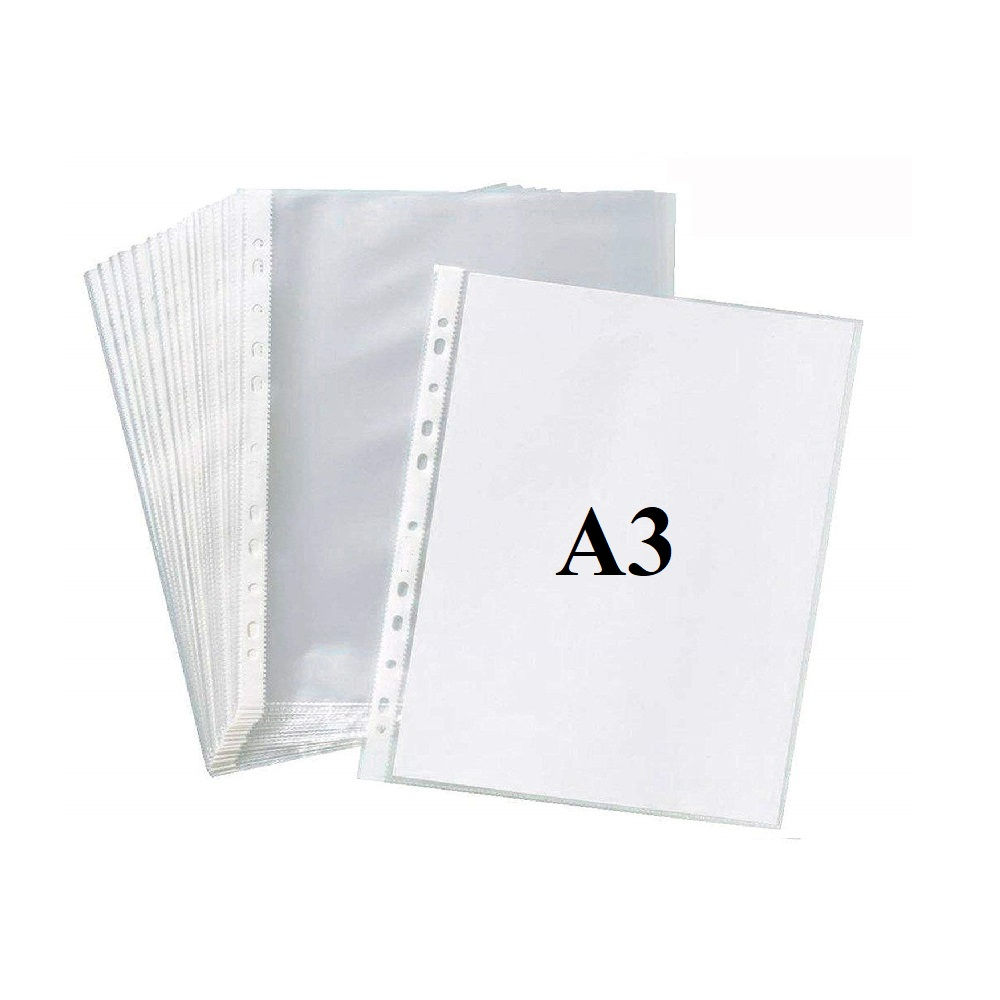 Нүхтэй гялгар уутан хавтас А3 100 ш