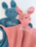 Mamydo Baby Gift Israel - מתנה לתינוק ישראל - מתנה ליולדת - מארזי לידה - Security blanket, Blankie, lovey, muslin cotton bunny, שמיכי ארנבון, בובת באני מוסלין, חיתול טטרא ארנב