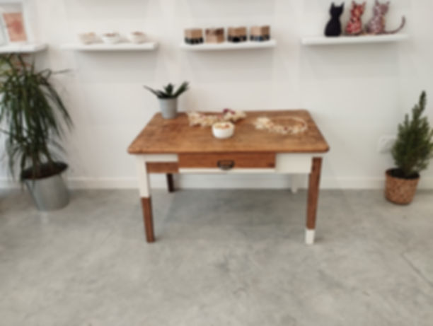 Table basse ancienne brocante
