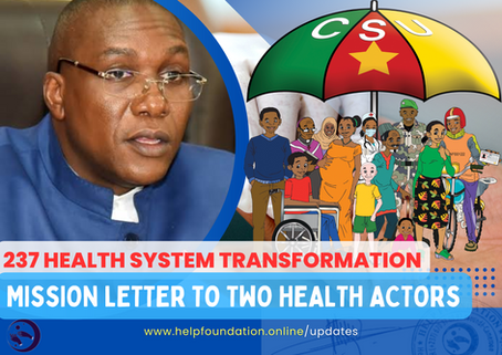Mission Letter from Cameroon’s Minister of Public Health: A Call to Action for Health District Heads and District Hospital Directors!