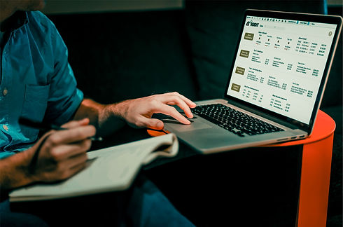 Person looking at Apparel21 Insight reporting on laptop