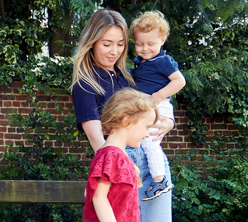 nanny with kids