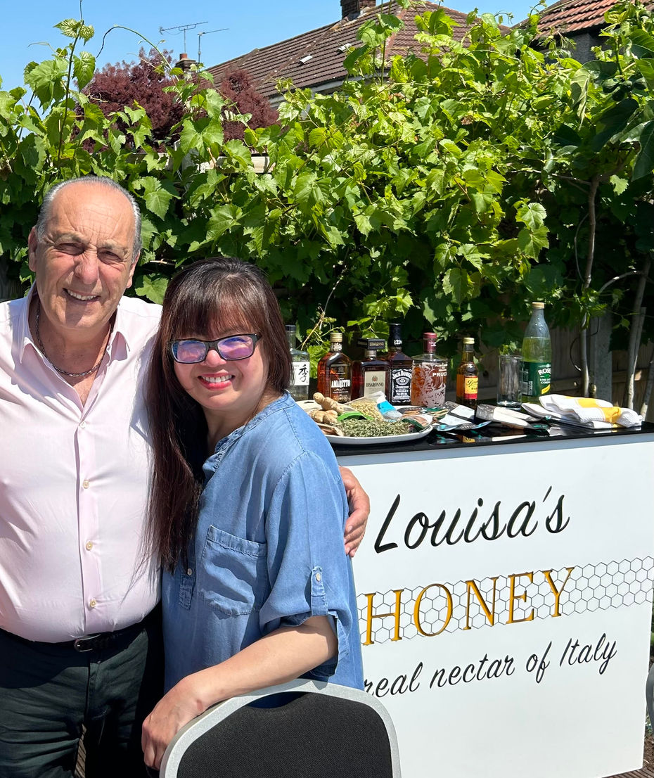 Gennaro Contaldo and Thuy Hoang