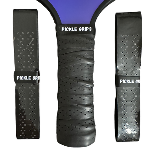 Pickle Grips Pickleball Paddle Overgrips (Black 2Pack) Yalla Athletics