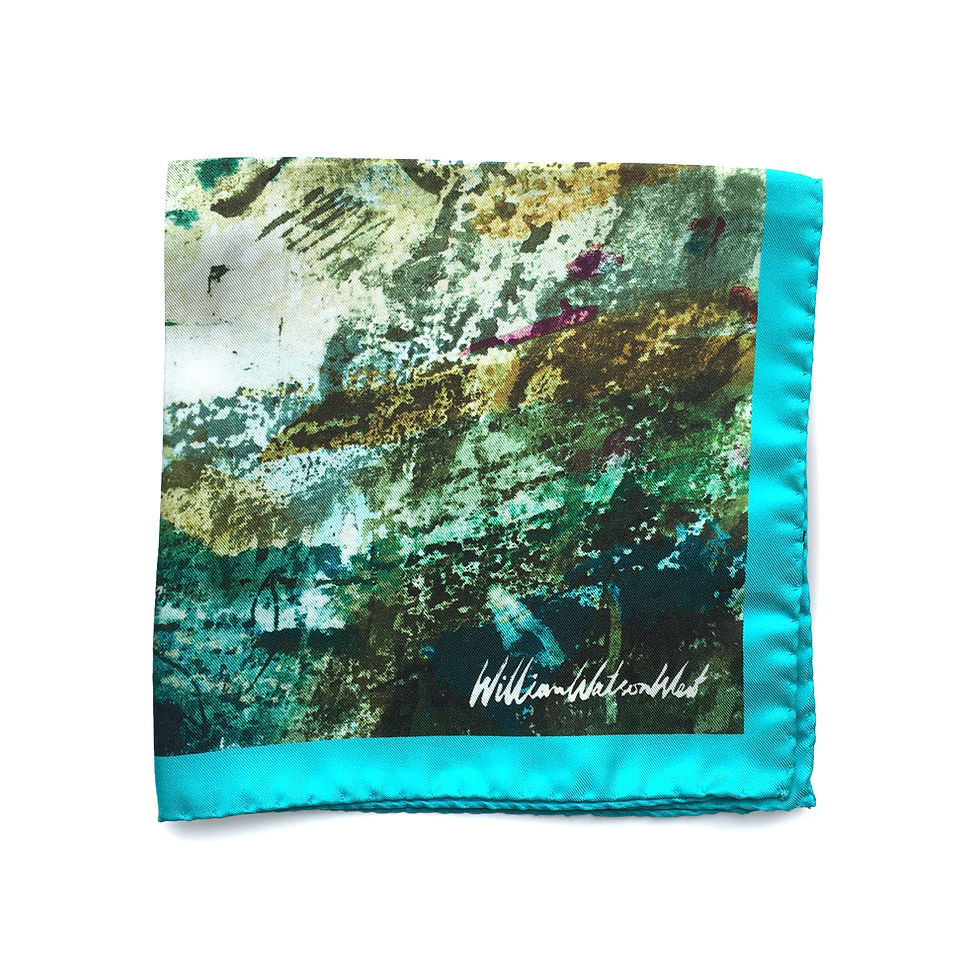 Thumbnail: Watson West Silk Pocket Square - 'Swinsty'