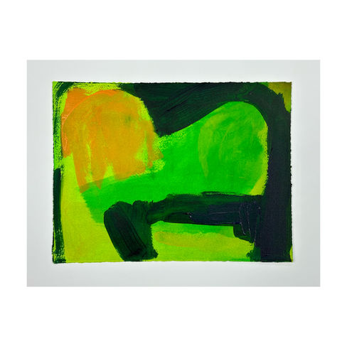 Abstract acrylic on paper by William Watson-West