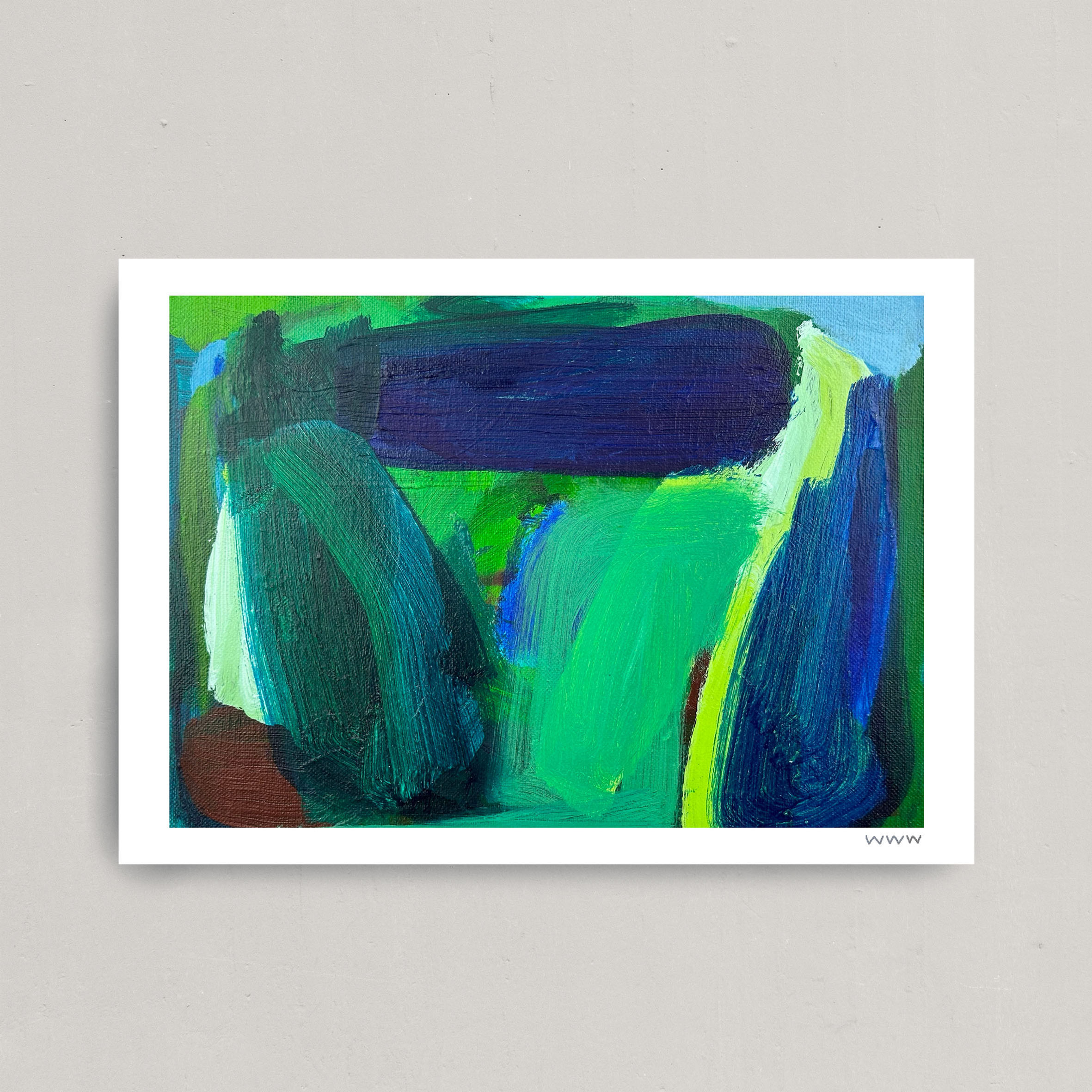 William's Woods 2 A4 Art Print