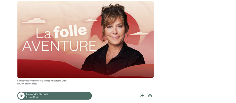 Fabriquer un bateau au Stade Olympique avec Victoria Boisclair (Radio-Canada)