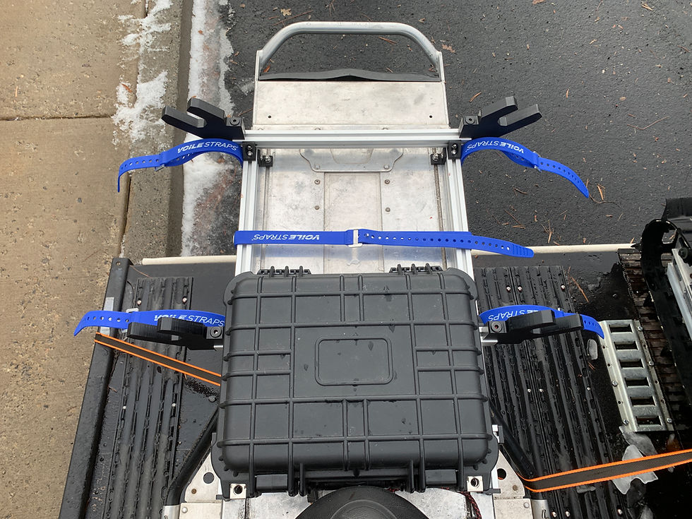 Thumbnail: M4X Snowmobile Ski & Snowboard Rack
