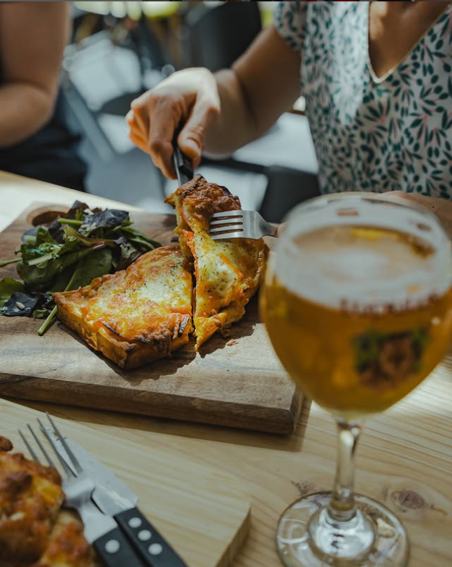 Arranged Food and Objects