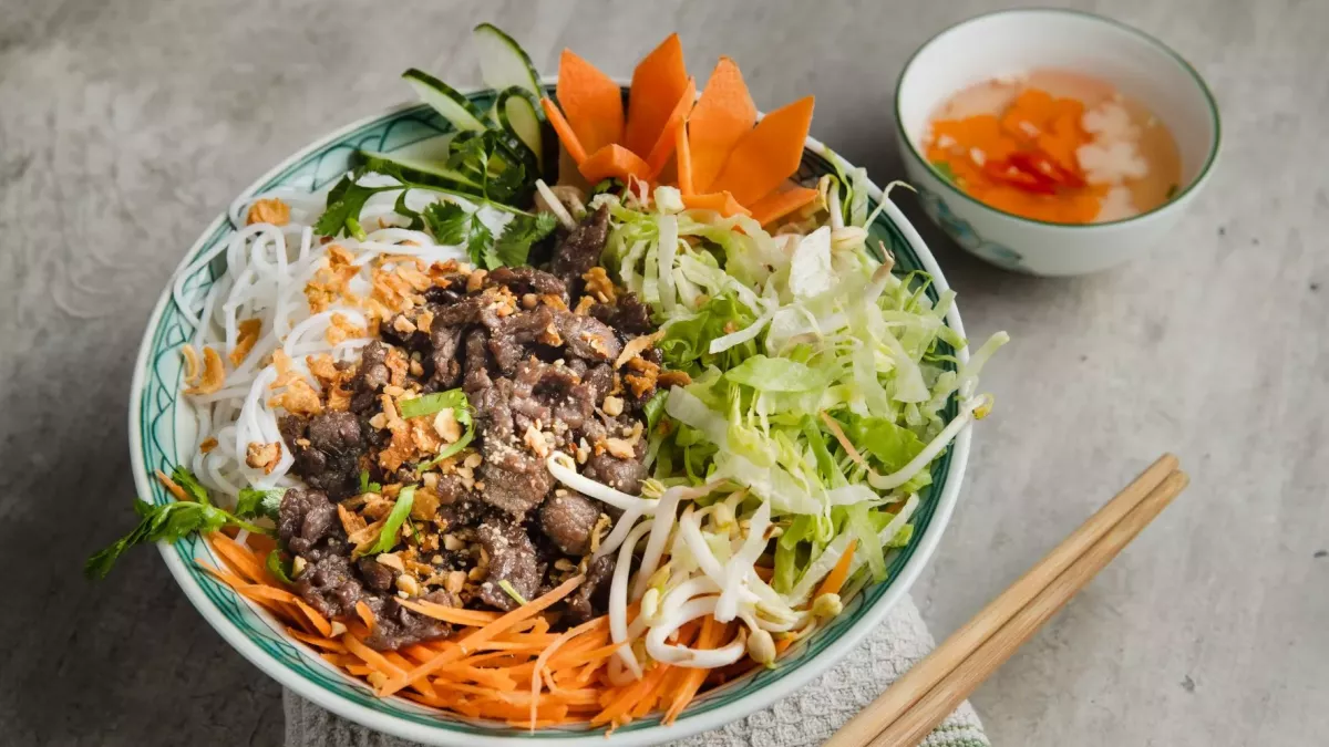 Arranged Food and Objects