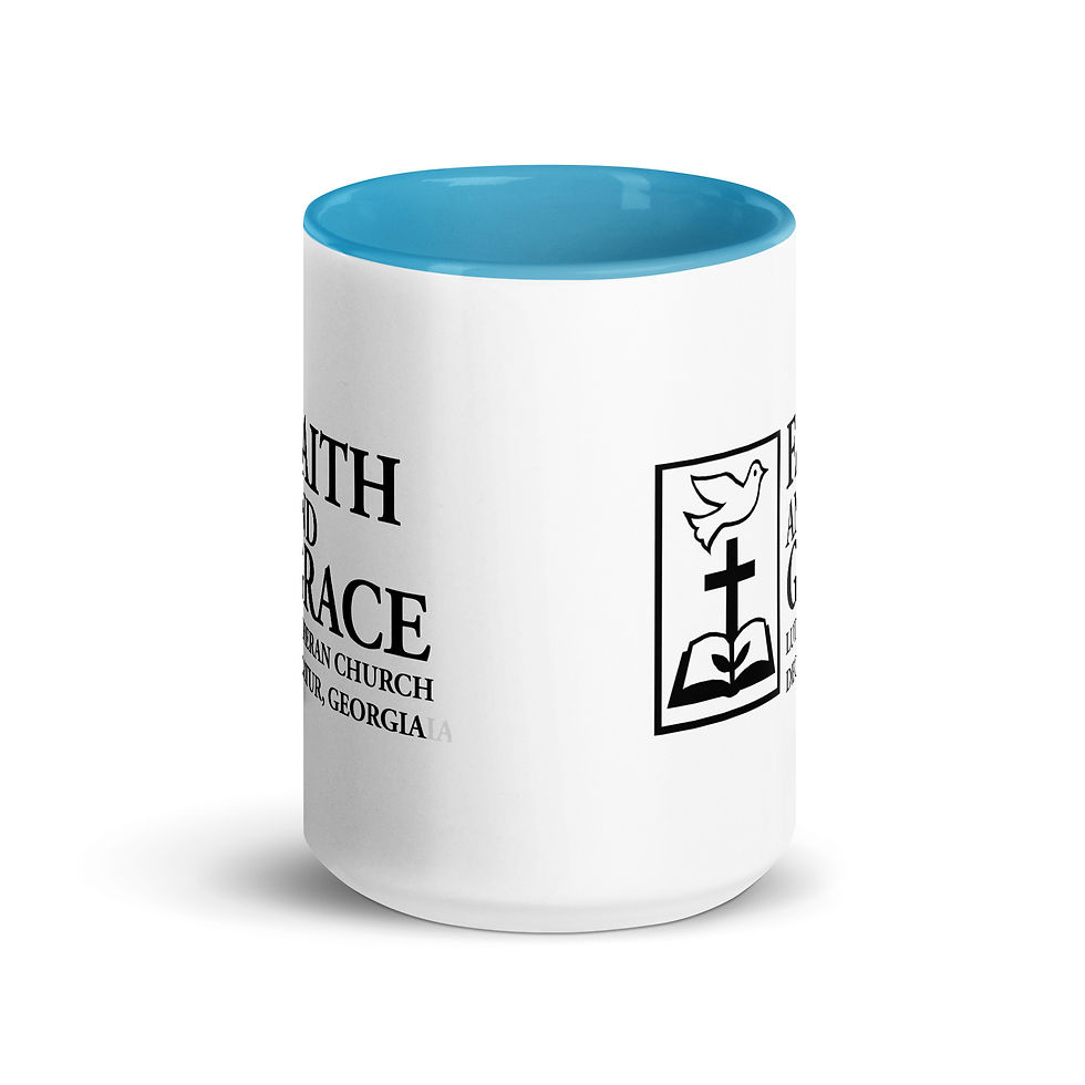 Thumbnail: Faith & Grace Color Accent Mug – 11 oz & 15 oz