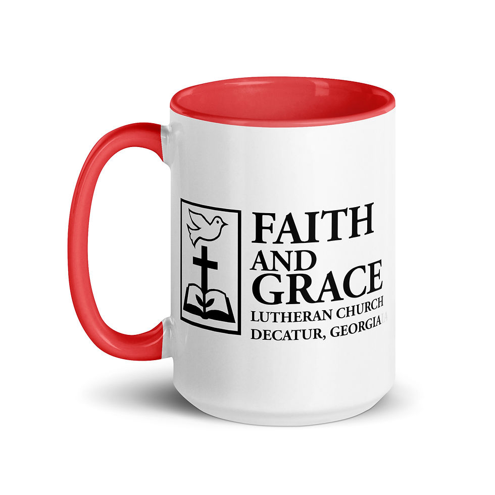Thumbnail: Faith & Grace Color Accent Mug – 11 oz & 15 oz