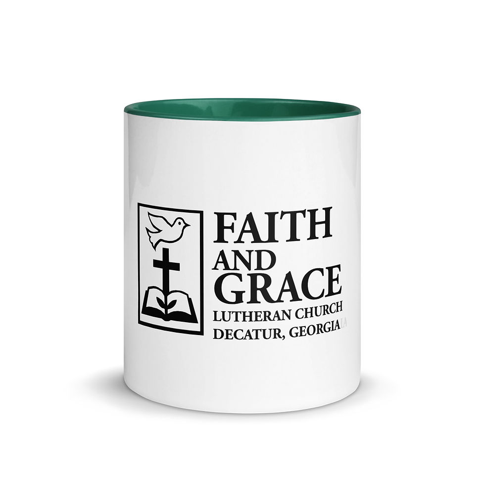 Thumbnail: Faith & Grace Color Accent Mug – 11 oz & 15 oz