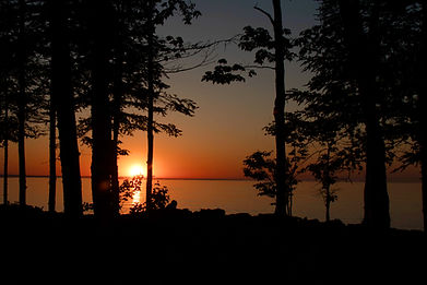 Sunset over Lake Superior