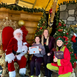 Family visiting Santa in Harrogate