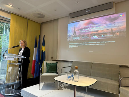 Fransk-svensk konferens om hållbara uppvärmnings- och kylsystem: Fokus på innovation och samarbete