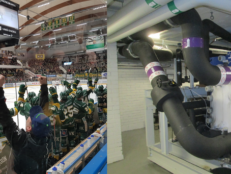 CO2 ice rink heat recovery results - Umeå