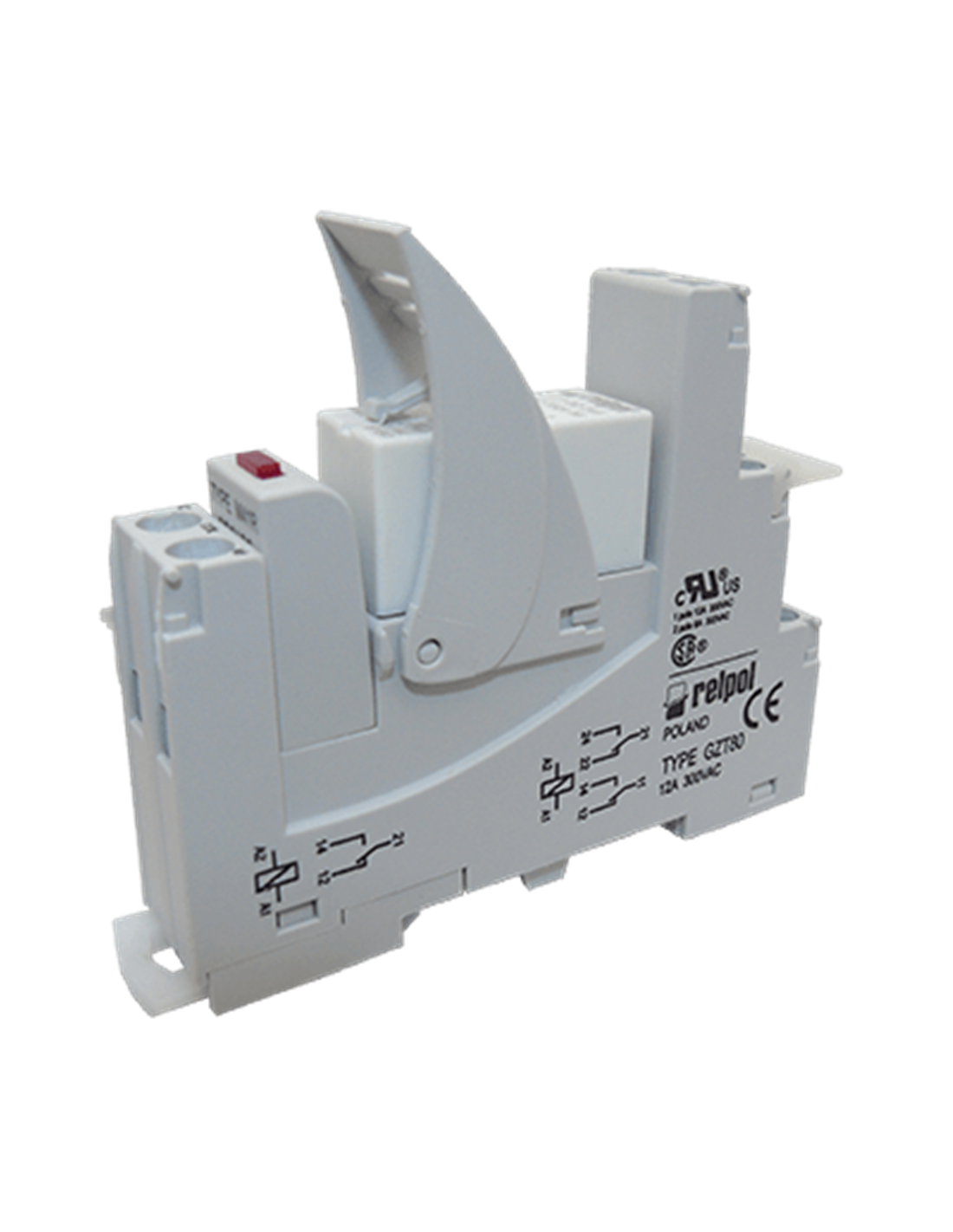 Relevador Modular Con LED Indicador  Mod. RM-110 Marca. Altech