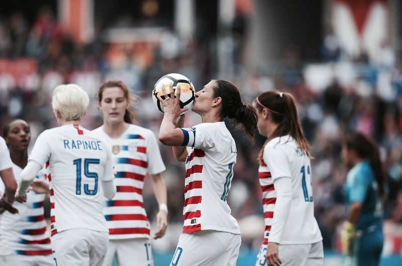 Midfielder Carli Lloyd scores her 100th goal in her 252nd cap | Source: U.S. Soccer