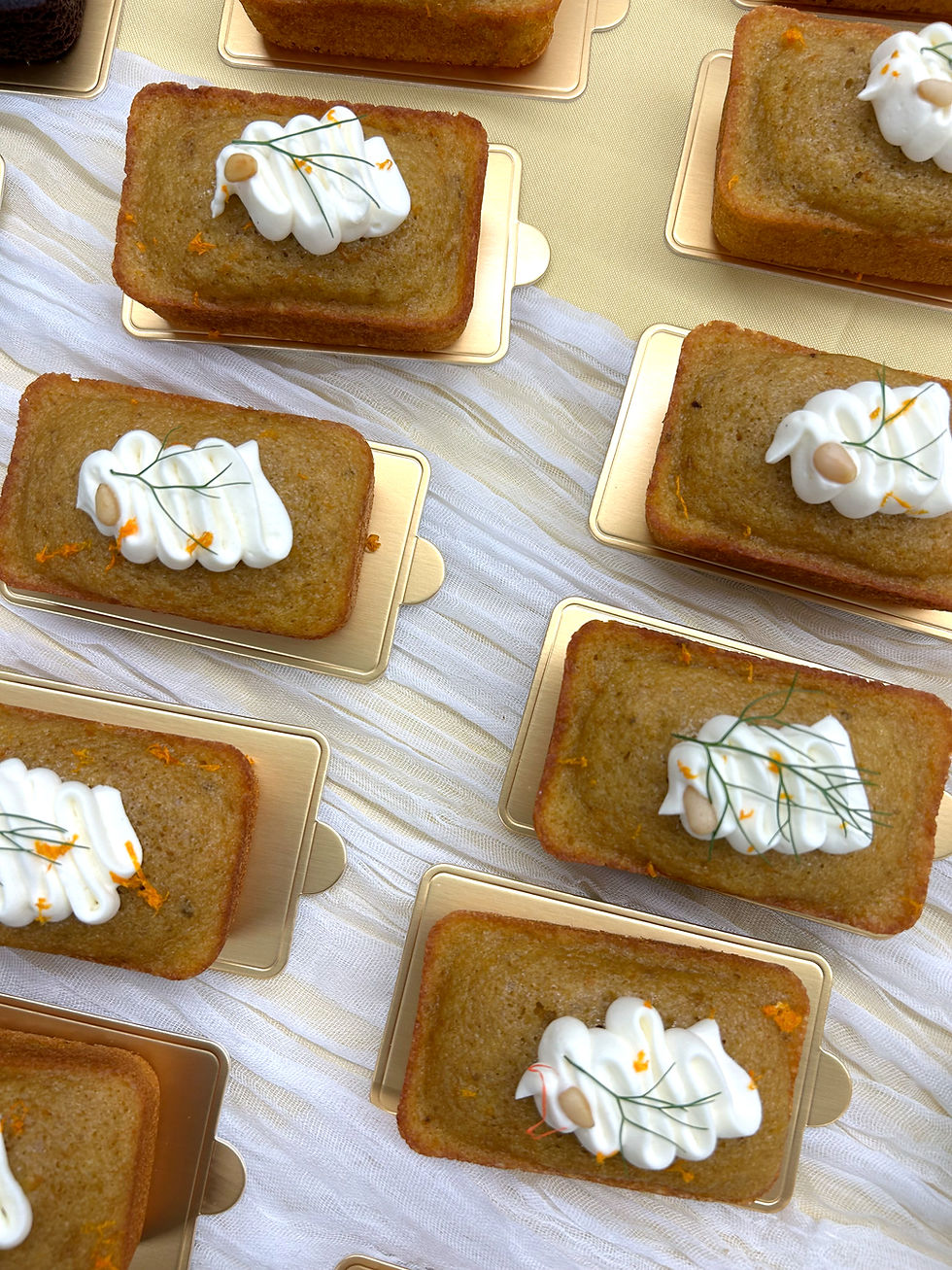 Fennel and mandarin olive oil cake recipe