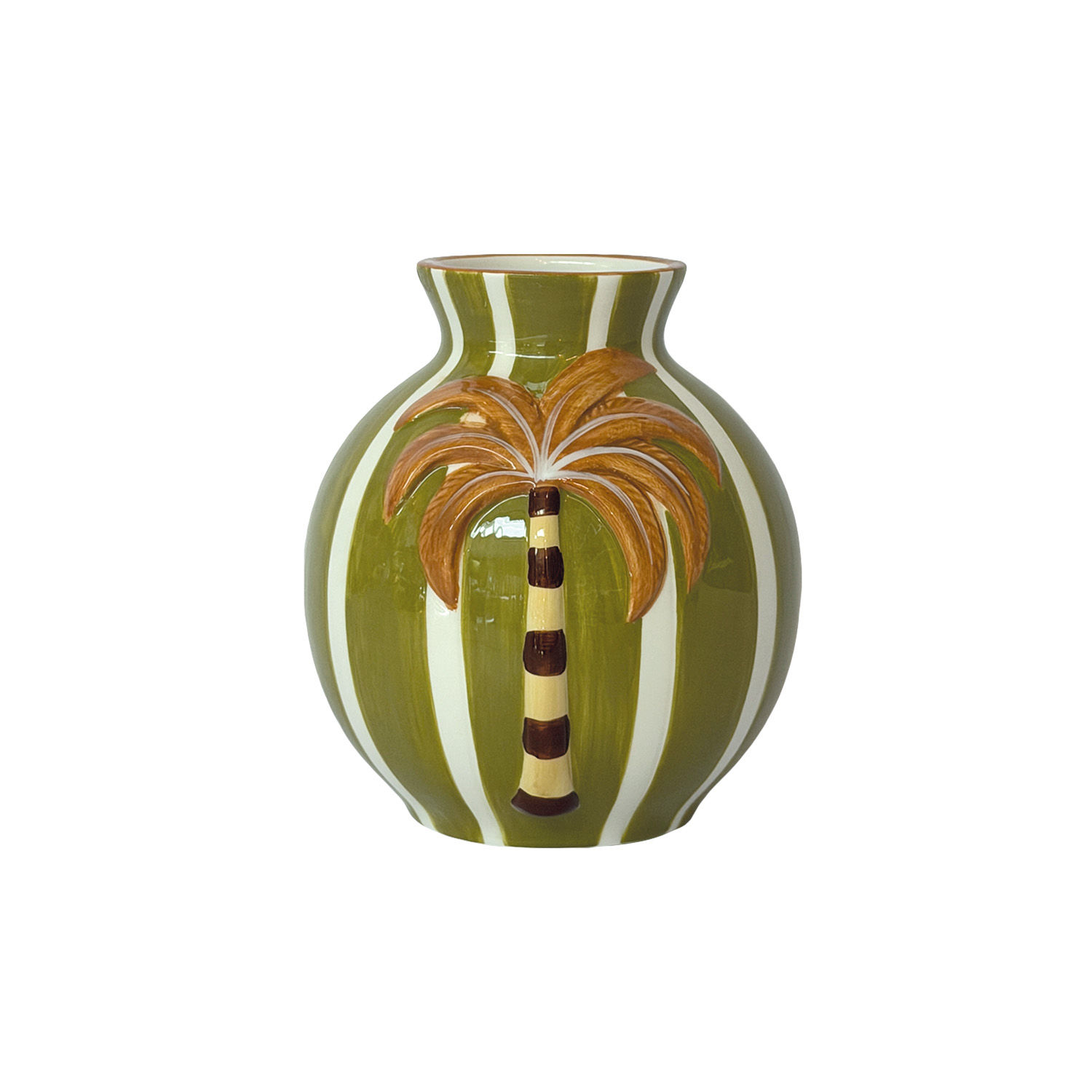 Palm Tree Vase – Khaki