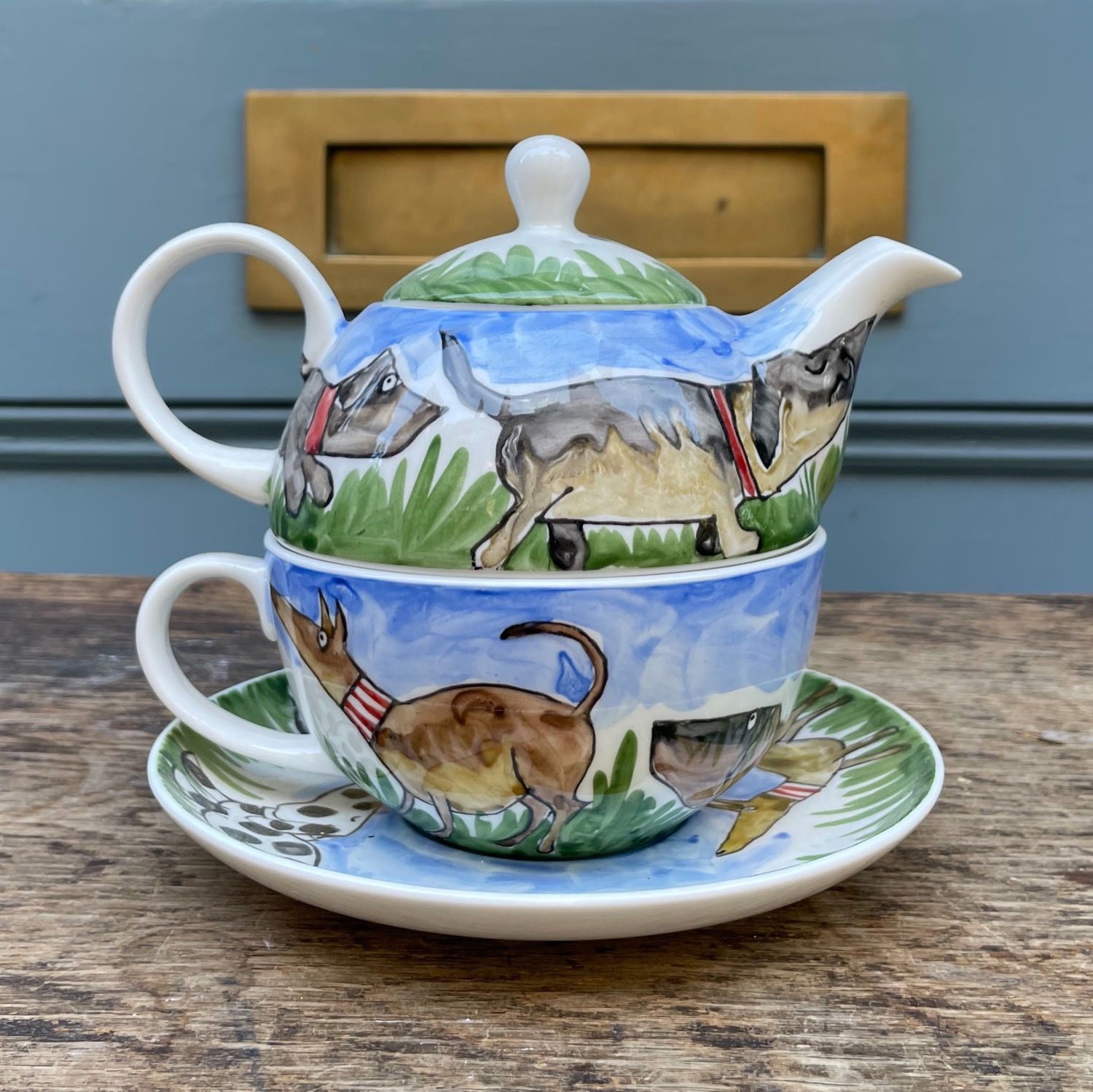 Josie Firmin Dog Tea for One Set