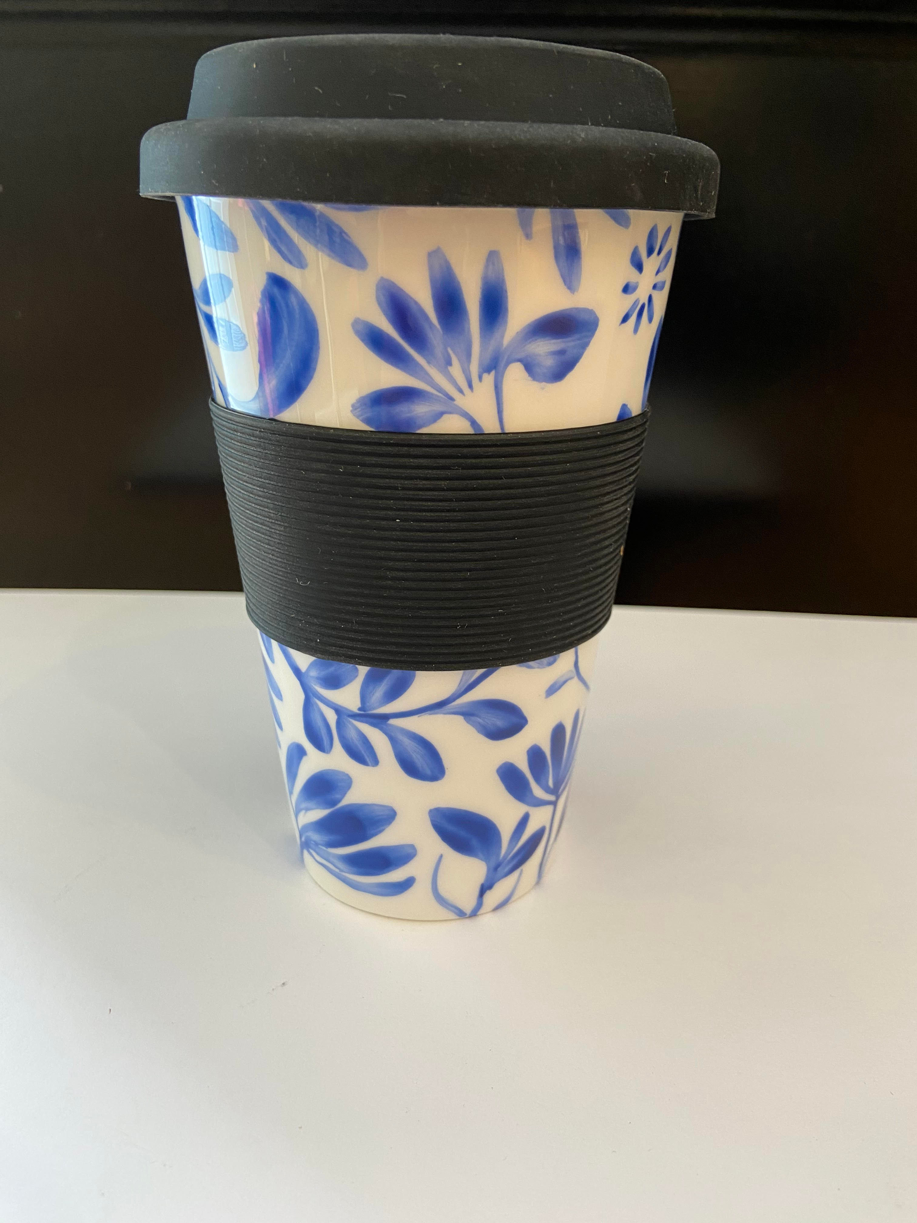 Josie Firmin Blue flower Keepcup