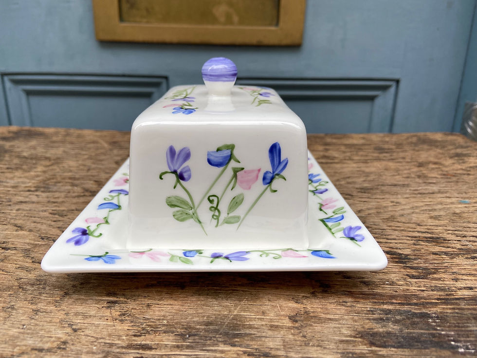 Thumbnail: Katy Firmin Sweet Pea Flower Butterdish