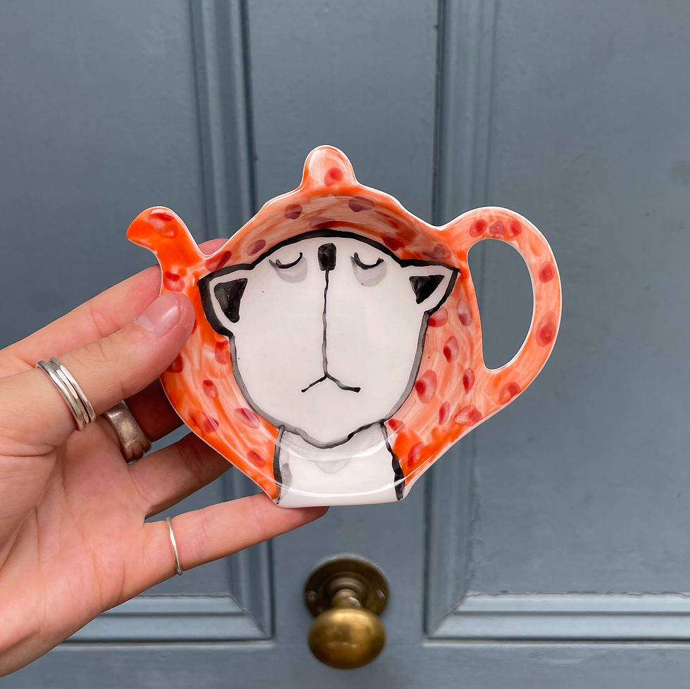 Thumbnail: Josie Cat Tea Bag Dish