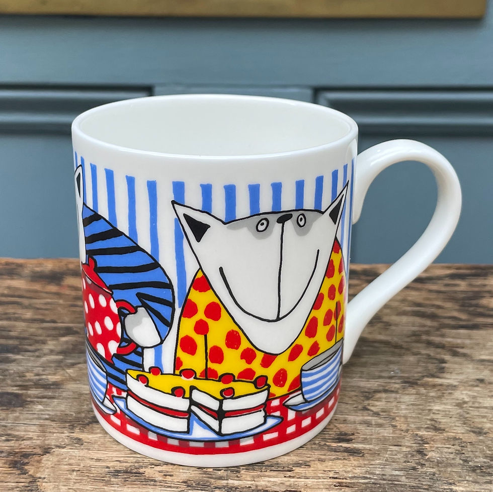Thumbnail: Josie Firmin Cat Transfer Mugs