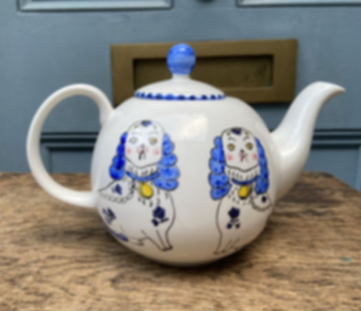 Naori Staffordshire Dog Figurine teapots