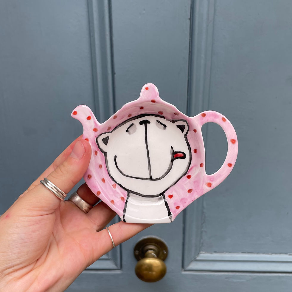 Thumbnail: Josie Cat Tea Bag Dish