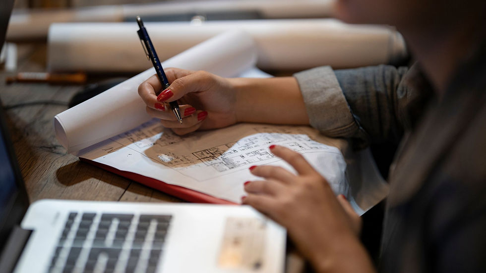 Studying with a laptop