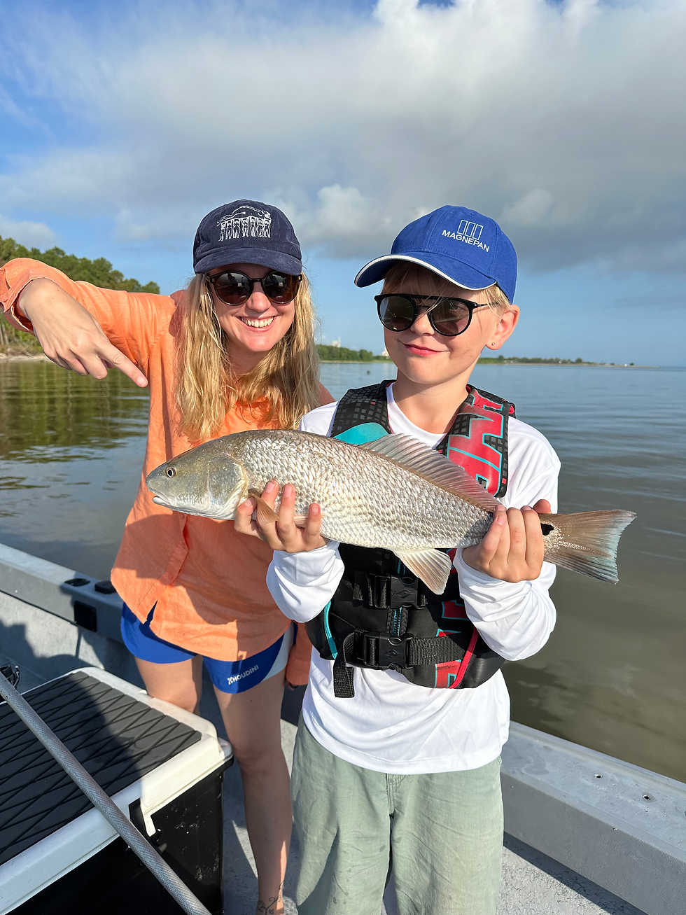 Puppy Drum caught on the Pamlico River