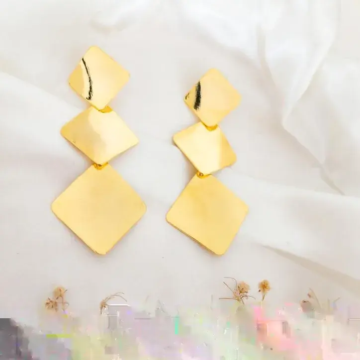 Long Diamond Earrings