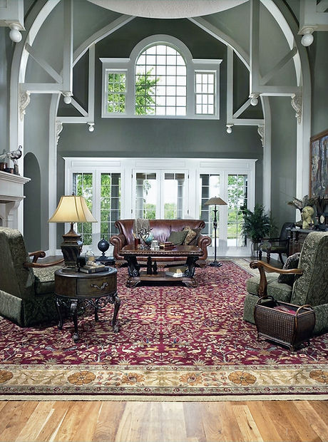 Beautiful Furnished Room Elegant Rug