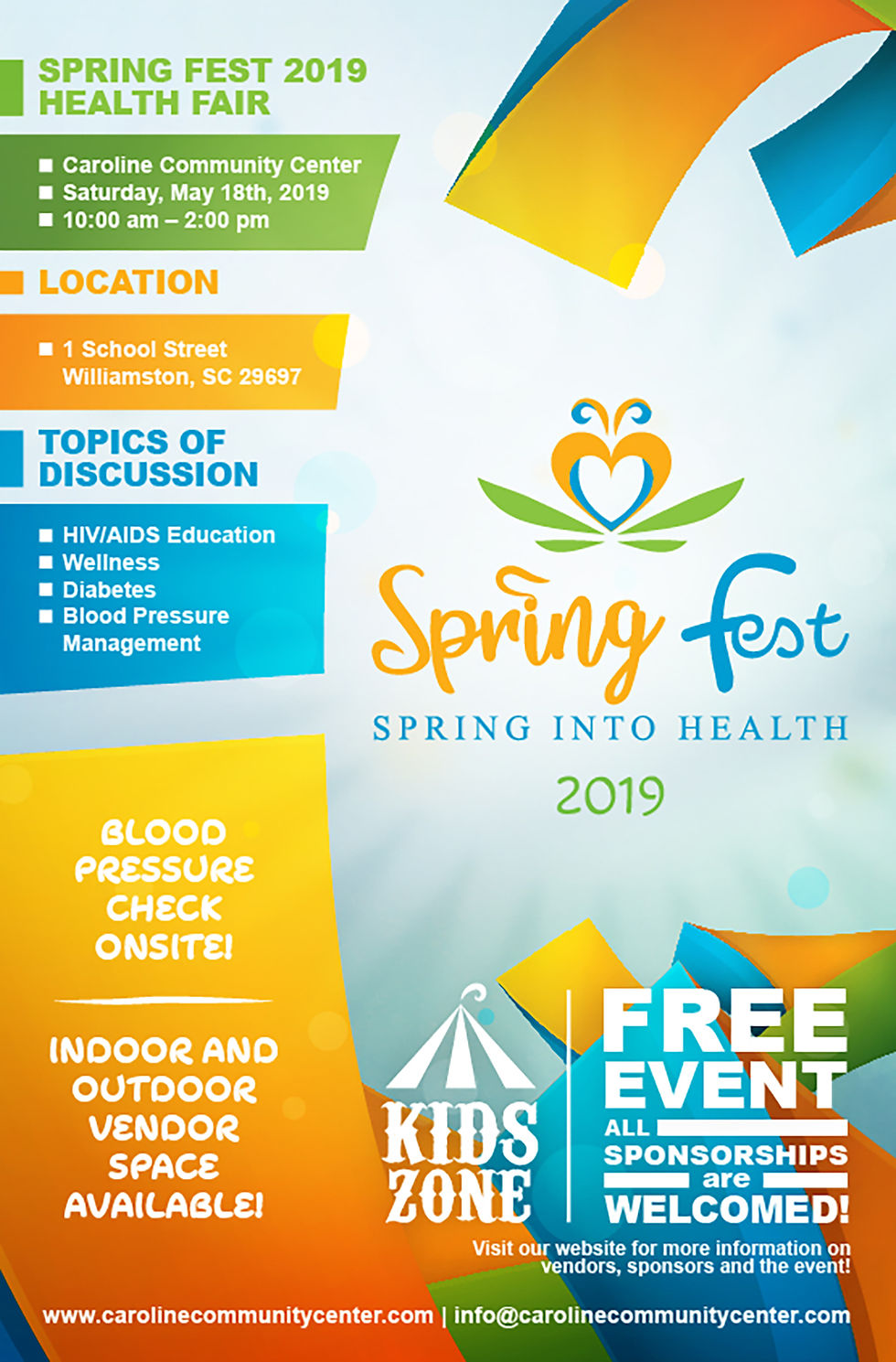 CCC Health Fair Post Card