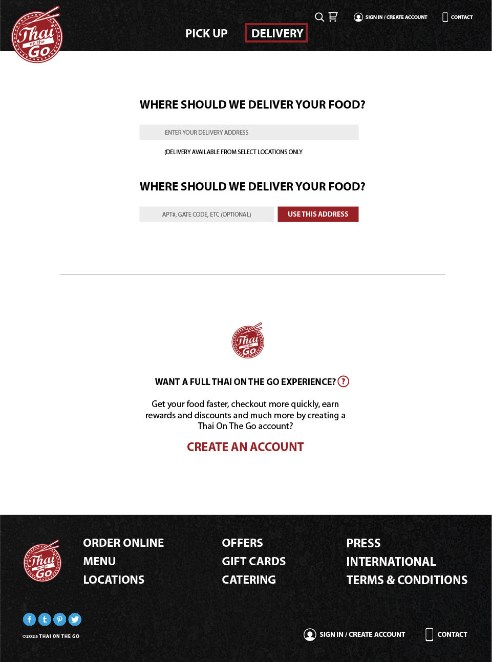 Order Online Delivery