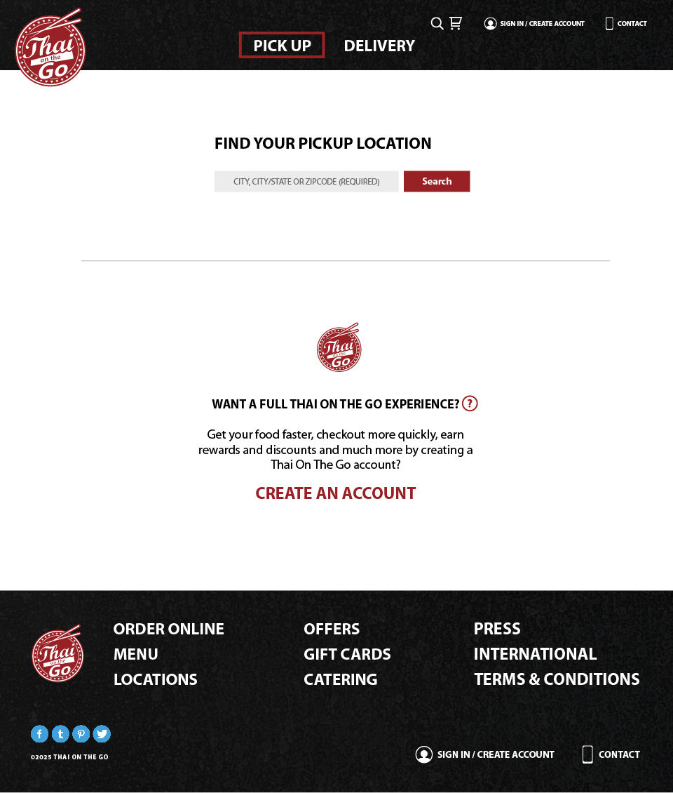 Order Online Pickup